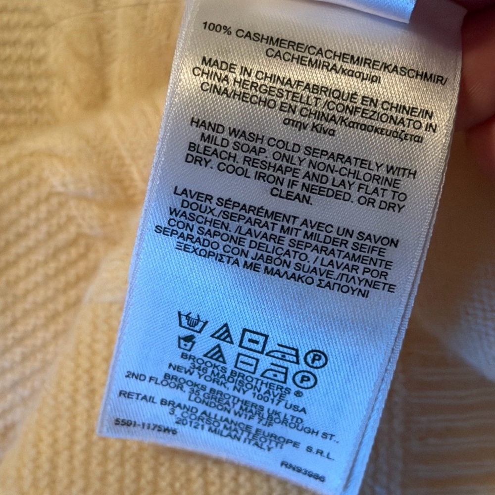 Brooks Brothers Pure Cashmere Sweater - Picture 6 of 8